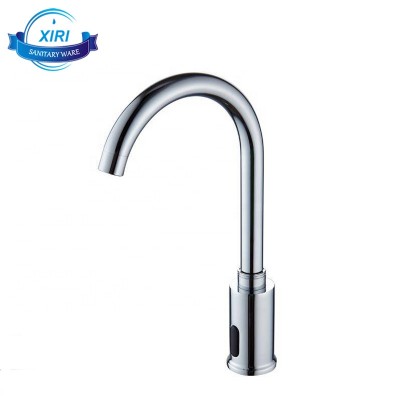 DUAL-POWER Automatic Sensor Faucet Touch Free Kitchen Bathroom Sink Tap, Chrome